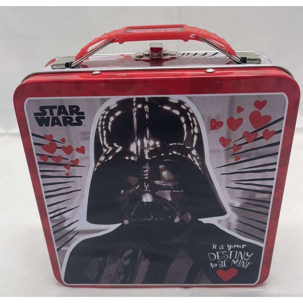 Star Wars Darth Vadar Valentines Day Tin Small Lunch Box  by Tin Box Co.